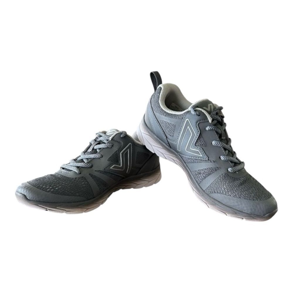 Vionic 335 Miles Walking Sneakers Gray Mesh Orthotic Comfort Women’s 6